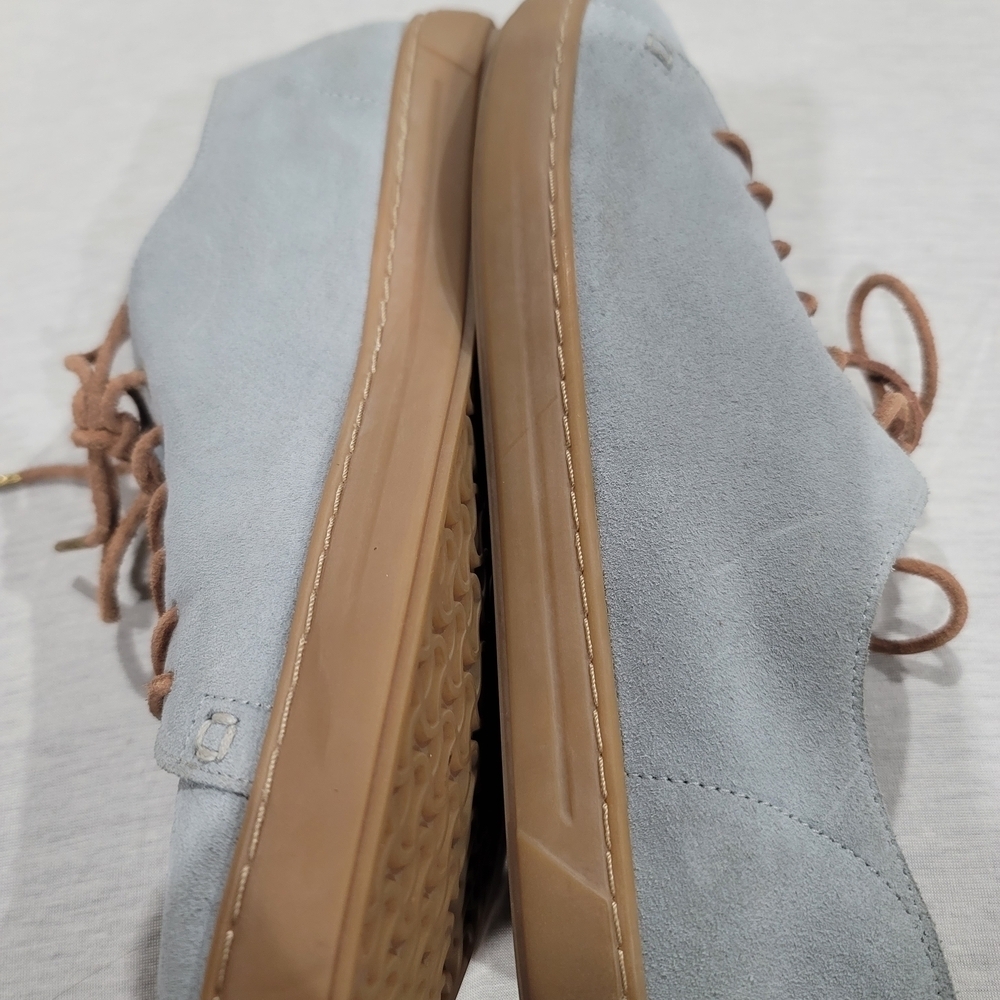 EUC! Birkenstock BEND LOW Suede Sneakers | Elemental Blue Women's Size 10 - Picture 9 of 10